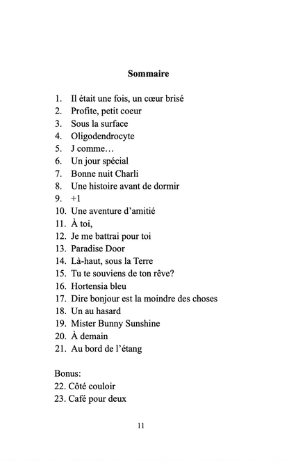 Au Fil Des Jours